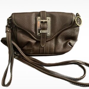 Chaps by Ralph Lauren Brown Wristlet Clutch